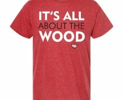 LOUISVILLE SLUGGER It's All About The Wood Red T-Shirt