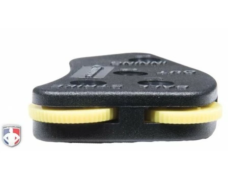 Champro Umpire Gear Champro Balls First 4-Dial Optic Yellow Plastic Umpire Indicator - 3/2/2 Count - Image 6