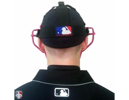 Wilson Umpire Gear Wilson MLB Pink Dyna-Lite Steel Umpire Mask With Pink And Tan - Image 5