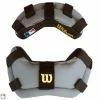 Wilson Umpire Gear Wilson MLB Wrap Around Umpire Mask Replacement Pads - Black And Grey