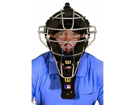 Wilson Umpire Gear Wilson MLB Gold 6" Umpire Throat Guard - Image 3