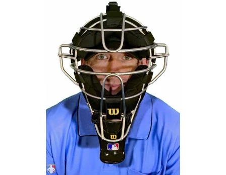 Wilson Umpire Gear Wilson MLB Gold 4" Umpire Throat Guard - Image 3