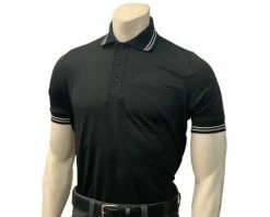 Smitty Umpire Smitty Short Sleeve Body Flex Umpire Shirt - Black