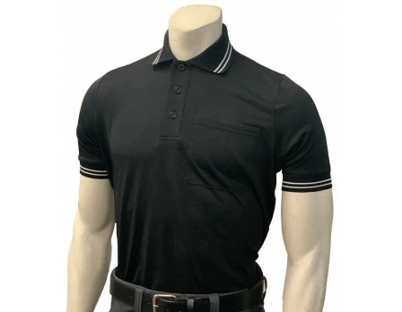 Smitty Umpire Smitty Short Sleeve Body Flex Umpire Shirt - Black
