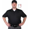 Smitty Umpire Smitty Vertical Stripe Umpire Shirt - Black