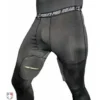 Force3 Umpire Gear Force3 Black Compression Umpire Tights With Dupont Kevlar Thigh Protection