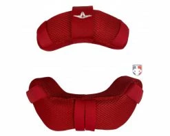 ALL-STAR Umpire Gear All-Star LUC Umpire Mask Replacement Pads - Red