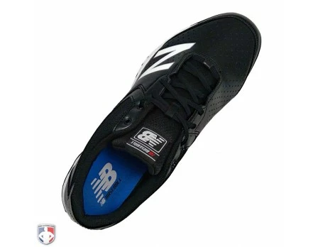 New Balance Referee And Umpire Shoes New Balance V3 Black & White Low-Cut Umpire Base Shoes - Image 8