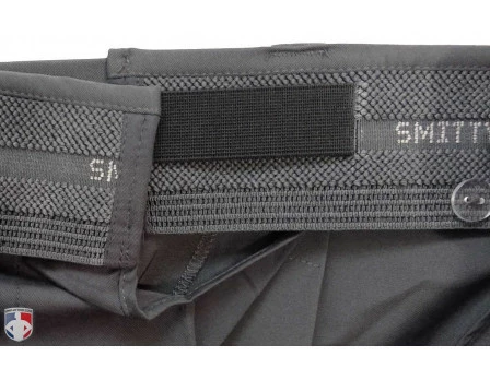 Smitty Umpire Smitty Performance Poly Spandex Charcoal Grey Flat Front Umpire Plate Pants With Expander Waistband - Image 4