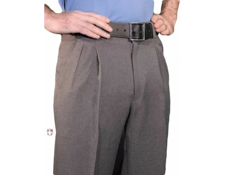 Smitty Umpire Smitty Heather Grey Combo Umpire Pants With Expander Waistband