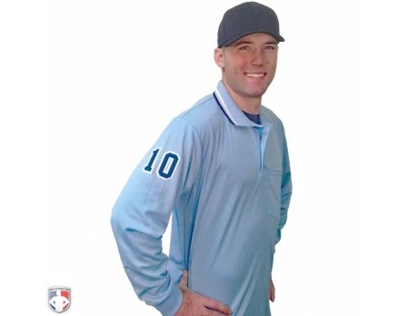 3" Navy On Powder Blue On White Precision-Cut Number - Image 4