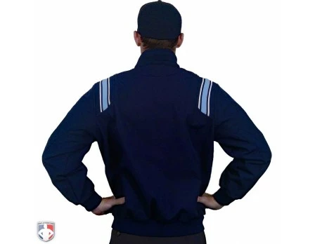 Smitty Umpire Smitty Major League Style Fleece Lined Umpire Jacket - Navy And Polo Blue - Image 2