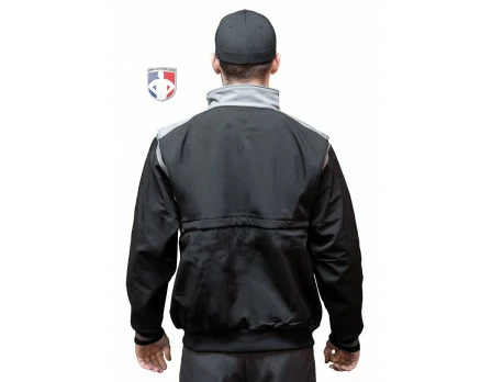 Smitty Umpire Smitty Major League Replica Thermal Umpire Jacket - Black With Charcoal Grey - Image 5
