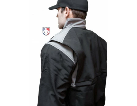 Smitty Umpire Smitty Major League Replica Thermal Umpire Jacket - Black With Charcoal Grey - Image 3