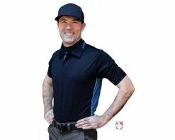 Smitty Umpire Smitty NCAA Softball Short Sleeve Body Flex Men's Umpire Shirt - Midnight Navy