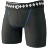 Diamond MMA Compression Shorts With Integrated Quad Strap Jock