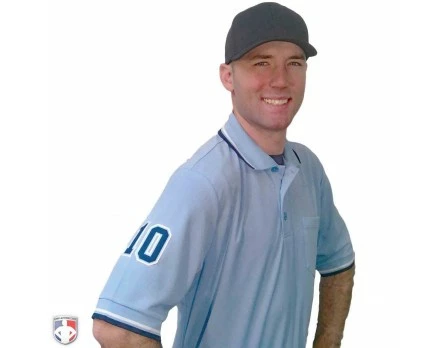 3" Navy On Powder Blue On White Precision-Cut Number - Image 3