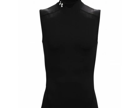 Under Armour HeatGear Sleeveless Mock Neck Compression Shirt - Image 8