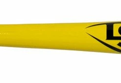 LOUISVILLE SLUGGER Personalized Bat Yellow High Gloss