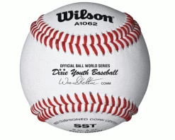 A1062 Wilson League Series Baseballs – Dixie Youth (Dozen)