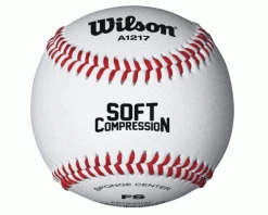 A1217 Wilson Soft Compression Level 1 Baseballs (Dozen)