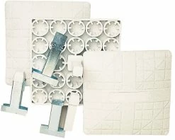 Low Profile Safety Bases With Anchors (Set Of 3)