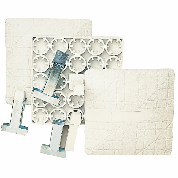 Low Profile Safety Bases With Anchors (Set Of 3)