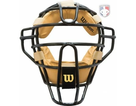 Wilson Umpire Gear Wilson Dyna-Lite Steel Umpire Mask With Doeskin