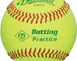 Diamond Batting Practice Baseballs Yellow (Dz.)