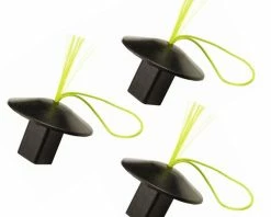 Rubber Base Plug With Stem (Set Of 3)